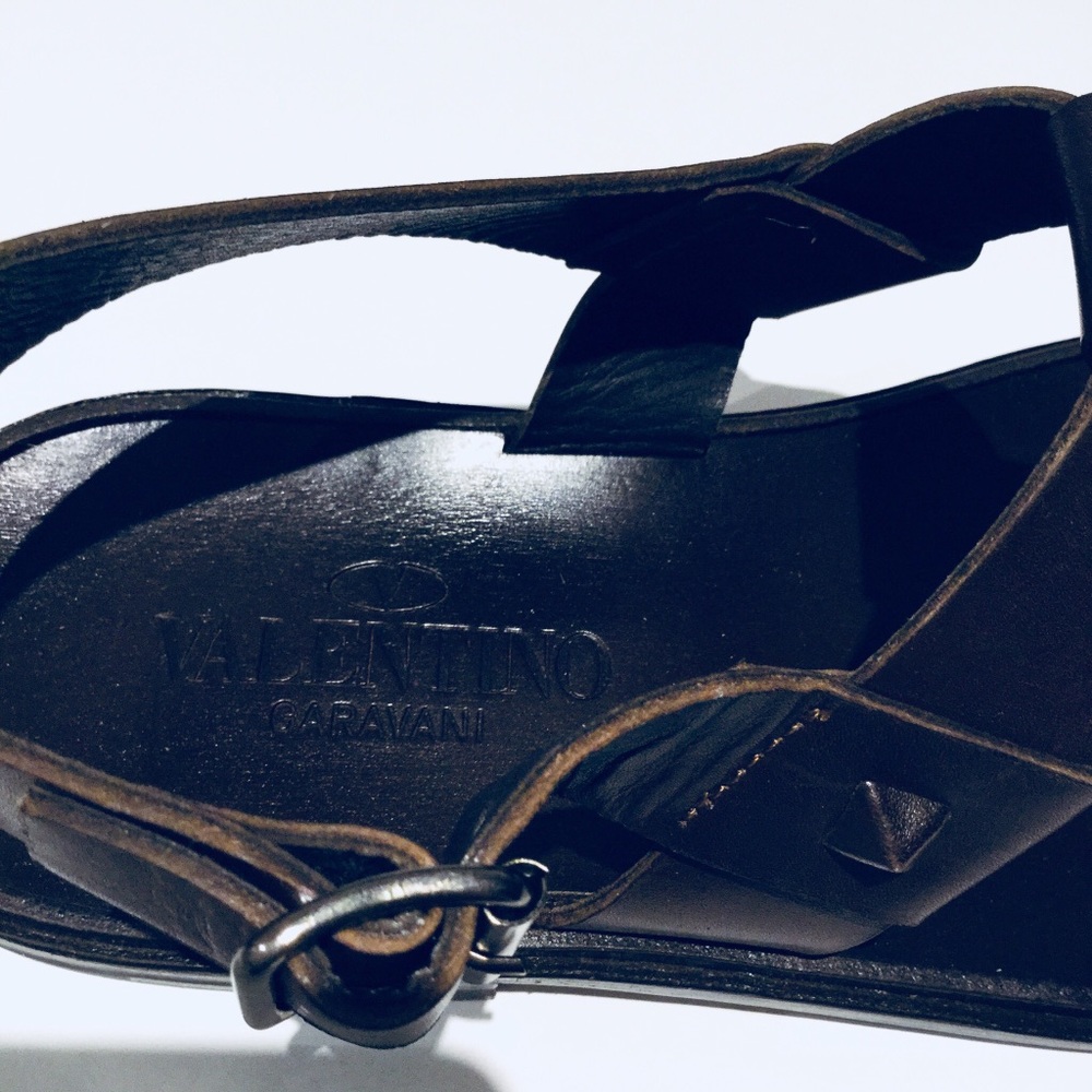 📌 SOLD 📌 VALENTINO LEATHER SANDAL FOR MEN - Picture 7 of 8